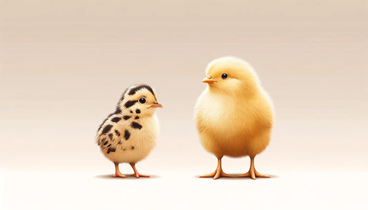 Wachtelküken vs. Hühnerküken Unterschiede in der Aufzucht