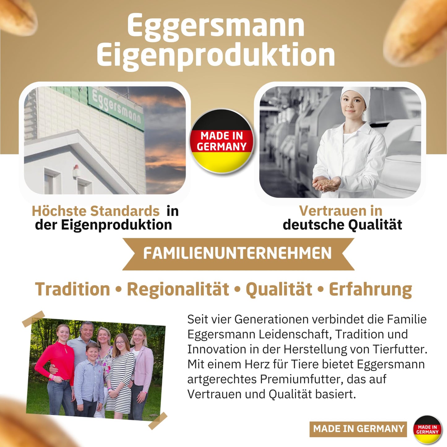 Eggersmann Körnerpick Hühnerfutter 25 kg – Premium Körnermischung für Hühner Gänse & Enten – Basic