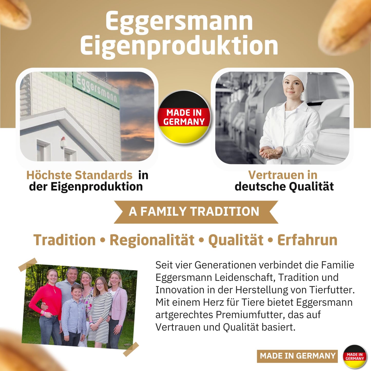 Eggersmann Körnerpick Hühnerfutter 25 kg – Premium Körnermischung für Hühner Gänse & Enten – Basic