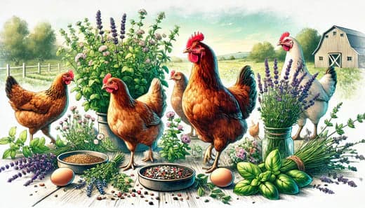 Welche Kräuter sind gesund für Hühner?