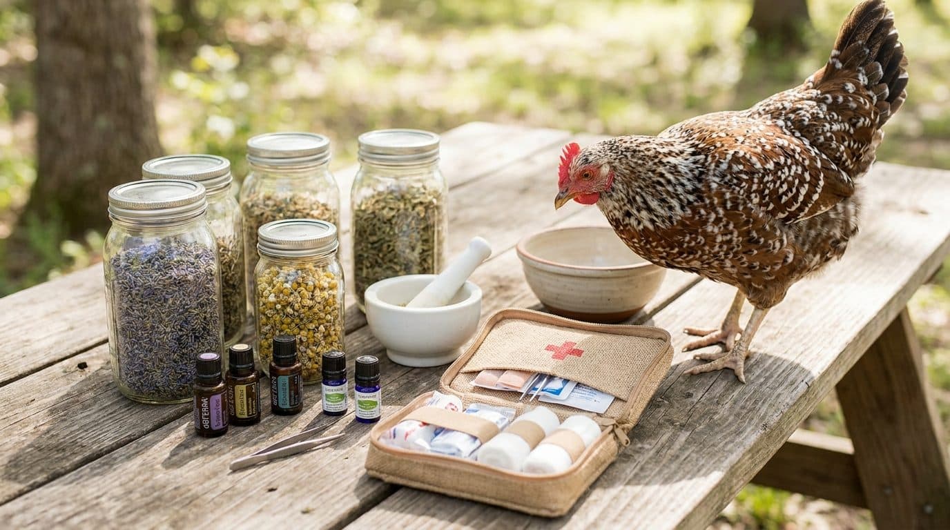 Hausapotheke fürs Huhn: Erste Hilfe