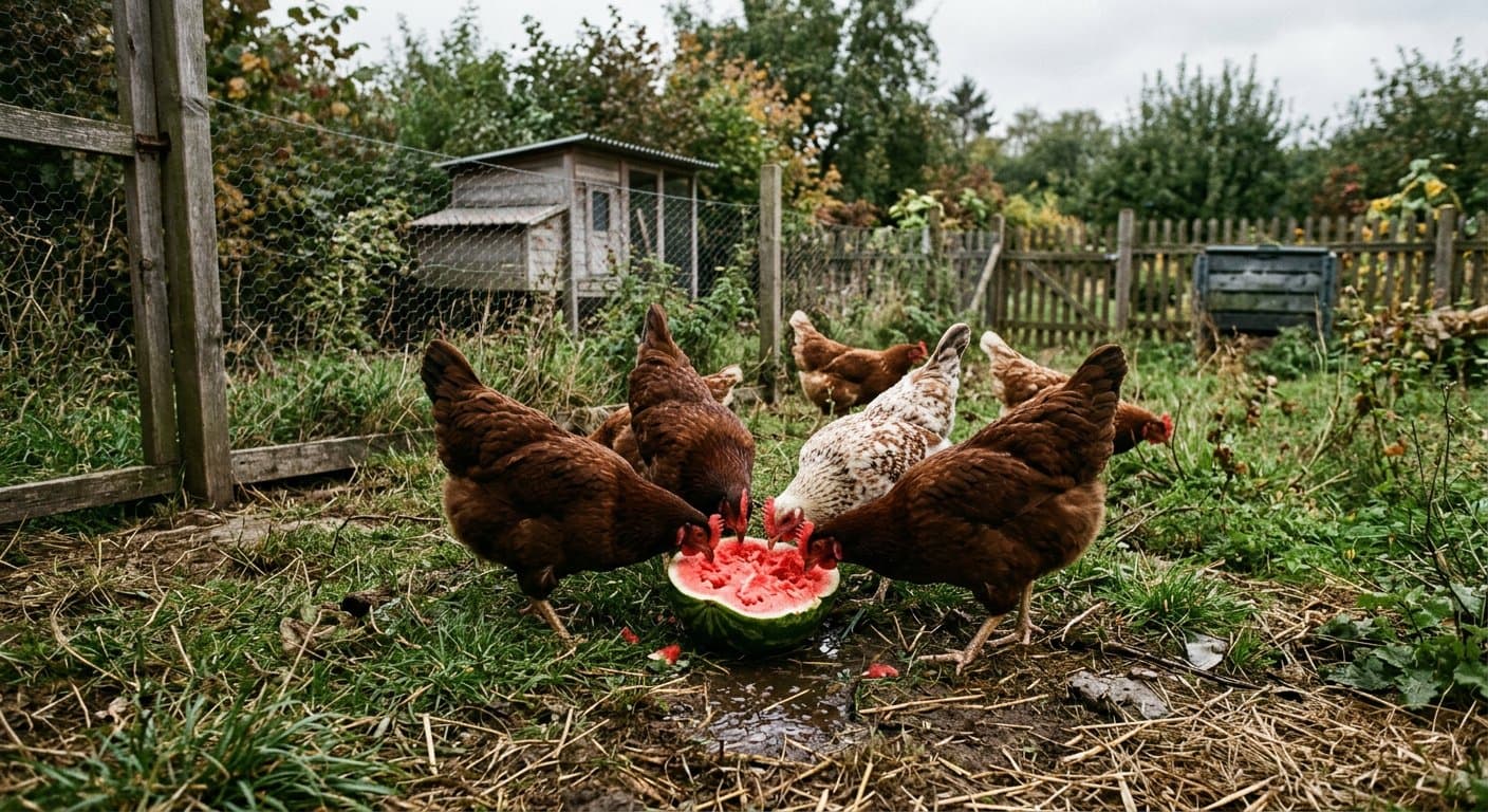 Dürfen Hühner Wassermelone essen? Dürfen Hühner Wassermelone essen?