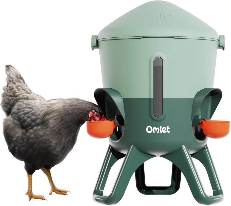 Omlet Isolierter Wasserspender 5,5 L – frostsichere Hühnertränke
